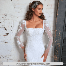 Load image into Gallery viewer, Mermaid Wedding Dress- Lace Backless Beach Wedding Dress | Wedding Dresses