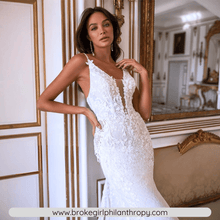 Load image into Gallery viewer, Sexy Wedding Dress-Mermaid Vintage Lace Wedding Dress. | Wedding Dresses