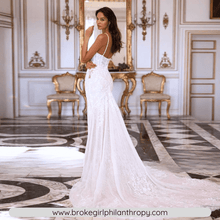Load image into Gallery viewer, Sexy Wedding Dress-Mermaid Vintage Lace Wedding Dress. | Wedding Dresses