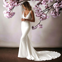 Load image into Gallery viewer, Sexy Mermaid Wedding Dress | Beach Wedding Dress Broke Girl Philanthropy