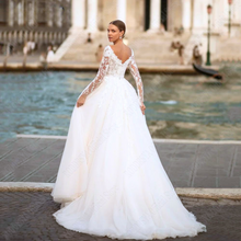 Load image into Gallery viewer, Sexy Wedding Dress-V Neck Lace Wedding Dress | Wedding Dresses