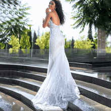 Load image into Gallery viewer, Mermaid Wedding Dress-Sexy Lace Wedding Dress | Wedding Dresses