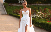 Load image into Gallery viewer, Sexy Wedding Dress-Off Shoulder Strapless Beach Wedding Dress | Wedding Dresses