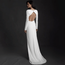 Load image into Gallery viewer, Sexy Wedding Dress-Simple Bare Waist Wedding Gown | Wedding Dresses
