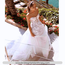 Load image into Gallery viewer, Sexy Wedding Dress-Strapless 3D Flower Lace Wedding Dress | Wedding Dresses