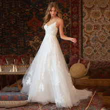 Load image into Gallery viewer, Sexy Wedding Dress-Sweetheart A-Line Backless Wedding Dress | Wedding Dresses