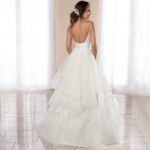 Load image into Gallery viewer, Simple Wedding Dress-Backless Beach Wedding Gown | Wedding Dresses