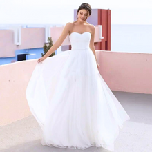 Load image into Gallery viewer, Beach Wedding Dress-Simple Sweetheart Beach Wedding Gown | Wedding Dresses