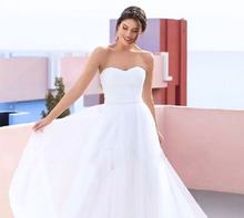 Load image into Gallery viewer, Beach Wedding Dress-Simple Sweetheart Beach Wedding Gown | Wedding Dresses