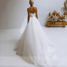 Load image into Gallery viewer, Simple Wedding Dress-Backless Strapless Wedding Dress | Wedding Dresses
