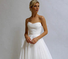 Load image into Gallery viewer, Simple Wedding Dress-Backless Strapless Wedding Dress | Wedding Dresses