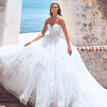 Load image into Gallery viewer, Vintage Wedding Dress-A Line Strapless Wedding Gown | Wedding Dresses