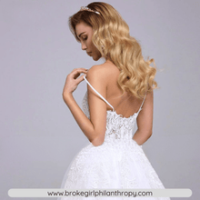 Load image into Gallery viewer, Beach Wedding Dress-Sweetheart A Line Lace Wedding Dress | Wedding Dresses