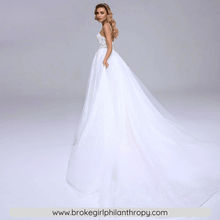 Load image into Gallery viewer, Beach Wedding Dress-Sweetheart A Line Lace Wedding Dress | Wedding Dresses