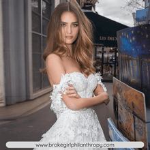 Load image into Gallery viewer, Lace Wedding Dress-Sweetheart A Line Wedding Dress | Wedding Dresses