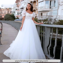 Load image into Gallery viewer, Sweetheart Lace Wedding Dress- Ball Gown Wedding Dress | Wedding Dresses