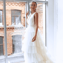 Load image into Gallery viewer, Princess Wedding Dress- Ruffle Beading Gown | Wedding Dresses