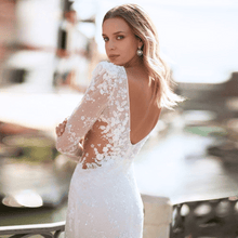 Load image into Gallery viewer, Mermaid Wedding Dress-Long Sleeve Lace Wedding Dress | Wedding Dresses