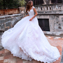 Load image into Gallery viewer, Vintage Wedding Dress-A Line Lace Wedding Dress | Wedding Dresses