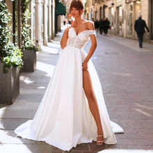 Load image into Gallery viewer, Backless Wedding Dress-Vintage Lace A Line Bridal Gown | Wedding Dresses