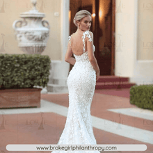 Load image into Gallery viewer, Vintage Wedding Dress-Lace Mermaid Wedding Dress | Wedding Dresses