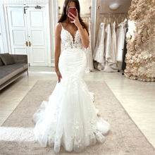 Load image into Gallery viewer, Mermaid Wedding Dress-Lace Beach Wedding Dress | Wedding Dresses