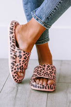 Load image into Gallery viewer, Pink Leopard Print Thick Sole Slip On Slippers | Shoes & Bags/Slippers