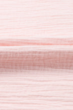 Load image into Gallery viewer, Pink Textured Tiered Ruffled Short Sleeve Blouse | Tops/Blouses & Shirts