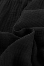 Load image into Gallery viewer, Black Textured High Waist Ruffled Bell Bottom Pants | Bottoms/Pants & Culotte