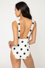 Load image into Gallery viewer, Marina West Swim Beachy Keen Polka Dot Tied Plunge One-Piece Swimsuit