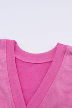 Load image into Gallery viewer, Oversized Sweatshirt | Rose Exposed Seam Twist Open Back