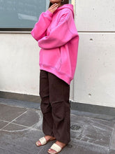 Load image into Gallery viewer, Pocketed Long Sleeve Hoodie | Dropped Shoulder