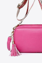 Load image into Gallery viewer, Leather Tassel Cross Body Satchel Bag
