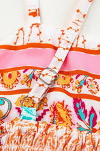 Load image into Gallery viewer, Multicolor Boho Patchwork Print Square Neck Sundress | Dresses/Maxi Dresses