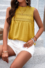 Load image into Gallery viewer, Womens Tank Top | Swiss Dot Round Neck Tank | top