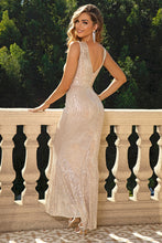 Load image into Gallery viewer, Formal Gown | Crisscross Detail Sleeveless Dress