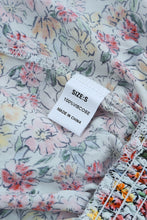 Load image into Gallery viewer, Multicolor Wrapped V Neck Floral Tank Crop Top | Tops/Crop Tops