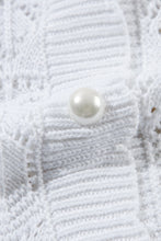 Load image into Gallery viewer, Cardigan Sweater | Openwork V-Neck Half Sleeve Cardigan