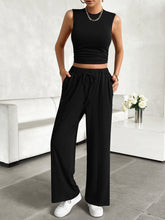 Load image into Gallery viewer, Activewear Set | Mock Neck Top and Drawstring Pants Set