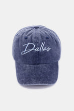 Load image into Gallery viewer, DALLAS Embroidered Baseball Cap