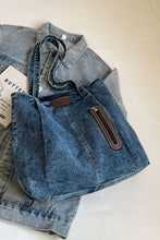 Load image into Gallery viewer, Vintage Medium Denim Tote Bag
