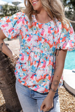 Load image into Gallery viewer, Sky Blue Parisian Avenue Babydoll Top | Tops/Blouses & Shirts