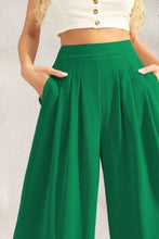 Load image into Gallery viewer, Womens Wide Leg Pants | Pocketed High Waist Wide Leg Pants | pants