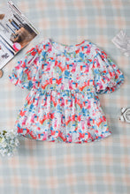 Load image into Gallery viewer, Sky Blue Parisian Avenue Babydoll Top | Tops/Blouses & Shirts