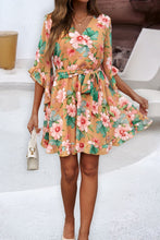 Load image into Gallery viewer, Mini Dress | Ruffled Printed Mini Dress