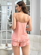 Load image into Gallery viewer, Loungewear Set | Scoop Neck Top and Shorts Set
