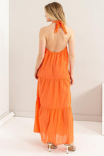 Load image into Gallery viewer, Maxi Dress | Halter Neck Cover Up Dress