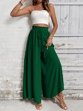 Load image into Gallery viewer, Wide Leg Pants | Tied High Waist Wide Leg Pants