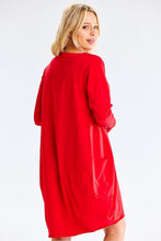 Load image into Gallery viewer, Sweatshirt Midi Dress | Loose Cut Long Sleeves