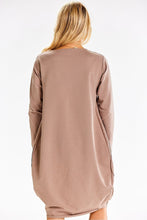 Load image into Gallery viewer, Sweatshirt Midi Dress | Loose Cut Long Sleeves